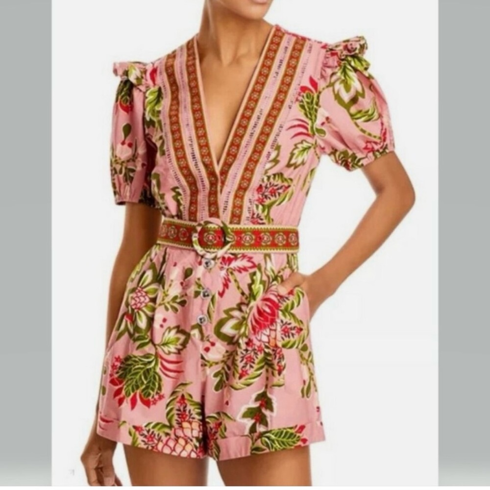 ISO FARM Rio Aura Floral Romper in S